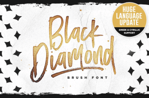 White background with black diamond shapes overlaid with text "Black Diamond" in handwritten font