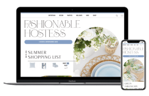 Portfolio - Fashionable Hostess Influencer Blog